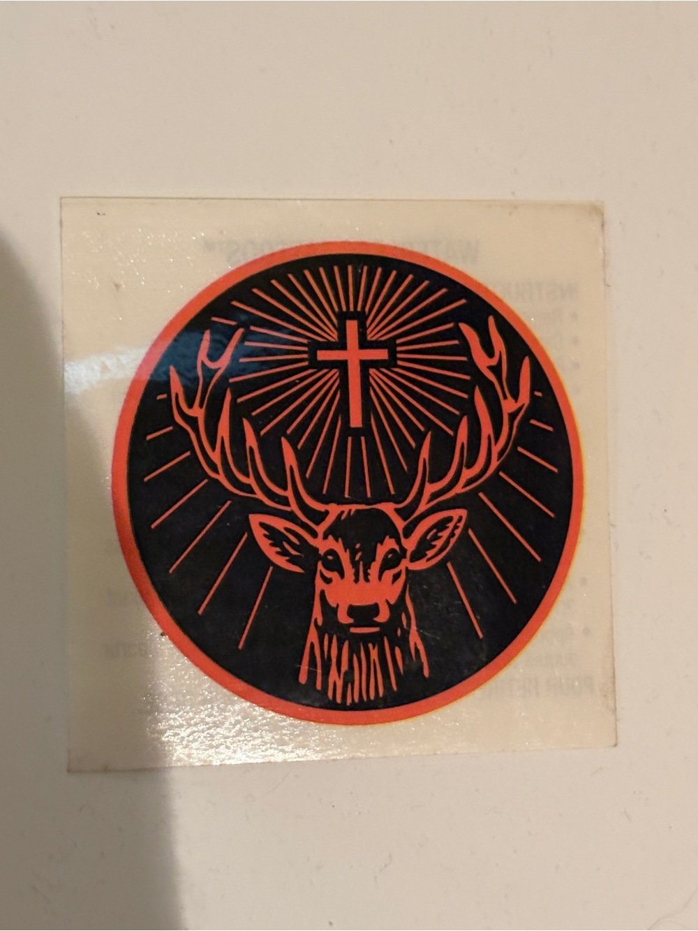 Jagermeister Deer Emblem Temporary Tattoo